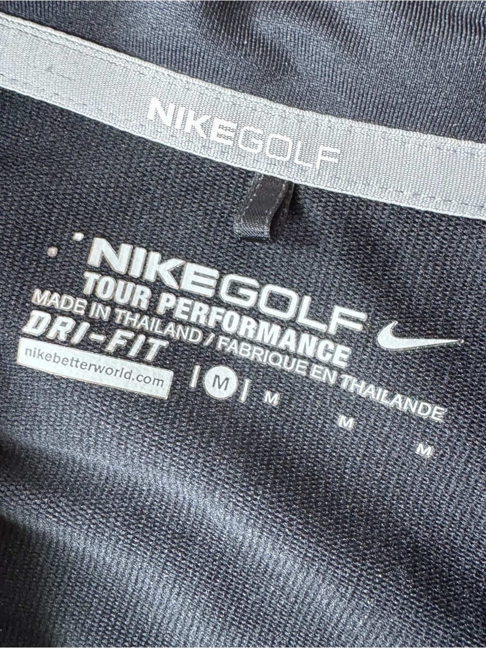 Nike Golf Dri Fit Ful Zip Tour Performance Vest Women’s Size M Black Lightweight - Picture 4 of 5